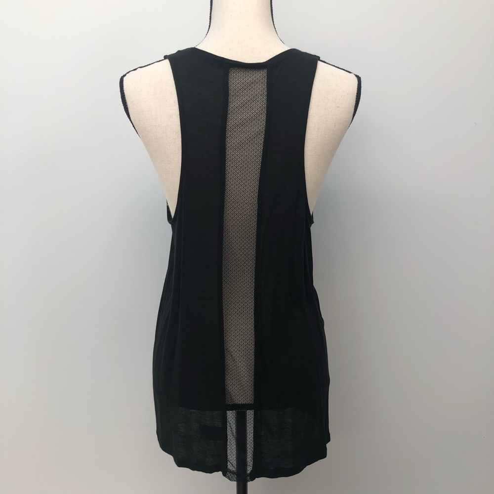 Black modal Bella Luxx lace tank